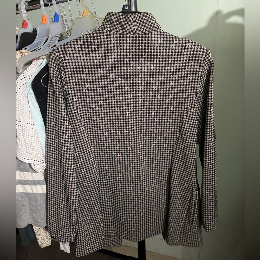 Tommy Hilfiger Black and White Checkered Blazer - Picture 5 of 5